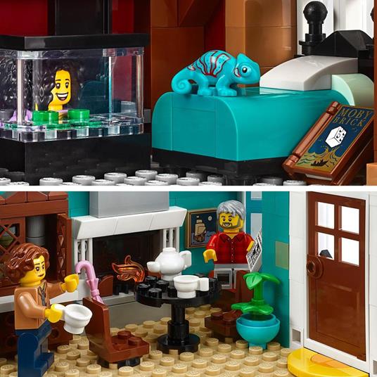 LEGO Creator 10270 Libreria Set Modulare da Collezione per Adulti Modellino da Costruire Idea Regalo Decorazione di Casa - 6