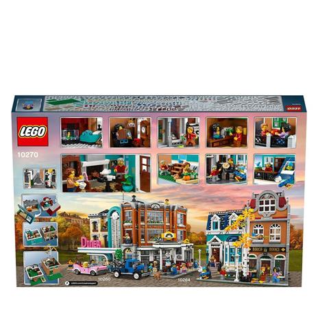 LEGO Creator 10270 Libreria Set Modulare da Collezione per Adulti Modellino da Costruire Idea Regalo Decorazione di Casa - 10