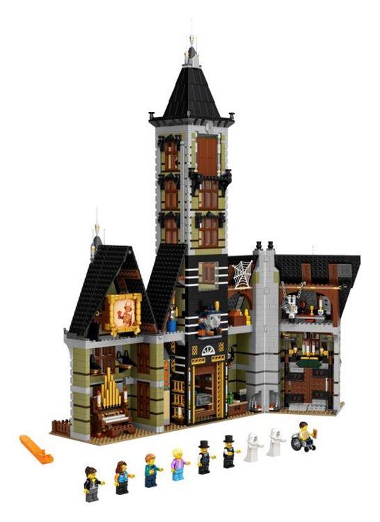 LEGO Icons 10273 La Casa Stregata Set Costruzioni per Adulti Modellino Fai da Te in Mattoncini con Minifigure Idee Regalo - 19
