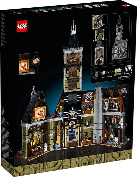 LEGO Icons 10273 La Casa Stregata Set Costruzioni per Adulti Modellino Fai da Te in Mattoncini con Minifigure Idee Regalo - 13
