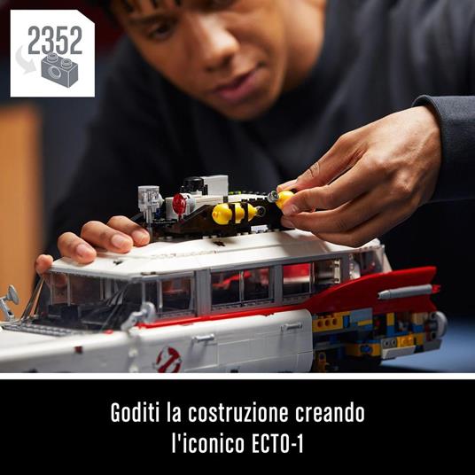 LEGO Icons 10274 ECTO-1 Ghostbusters, Macchina Grande da Collezione, Modellino da Costruire, Set da Esposizione per Adulti - 4