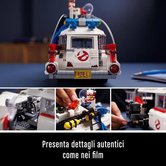 LEGO Icons 10274 ECTO-1 Ghostbusters, Macchina Grande da Collezione, Modellino da Costruire, Set da Esposizione per Adulti - 5