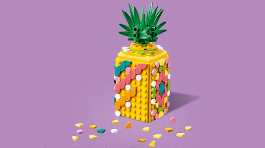 LEGO DOTS (41906). Ananas Portapenne - 4