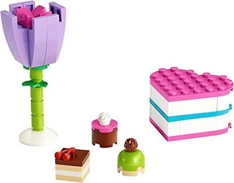 Lego polybag - Friends - scatola di cioccolatini e fiore 30411