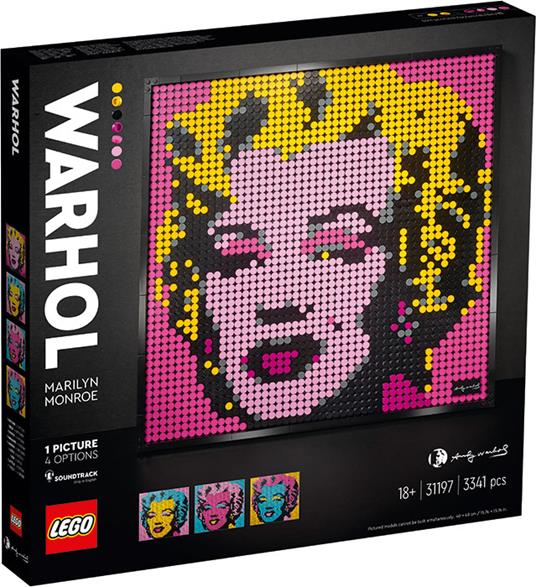 LEGO Art(31197). Andy Warhol's Marilyn Monroe