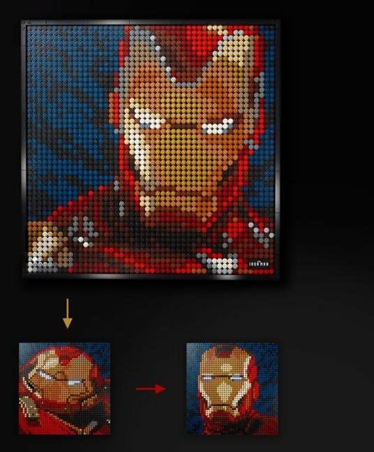 LEGO Art (31199). Iron Man. Marvel Studios - 6