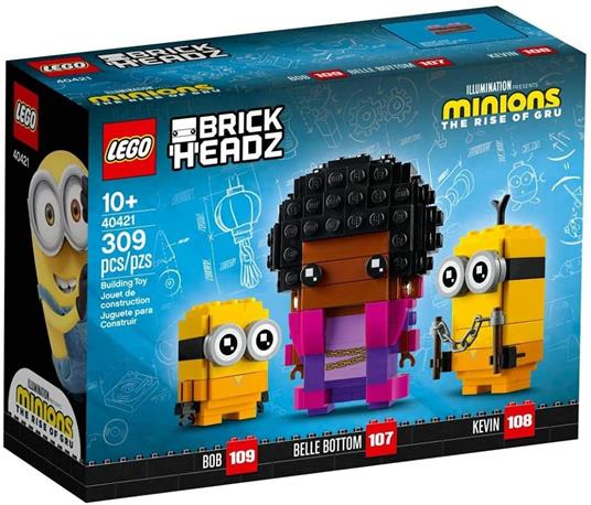 LEGO® BrickHeadz 40421 Belle Bottom, Kevin e Bob