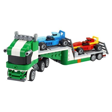 LEGO Creator 31113 3 in 1 Trasportatore di Auto da Corsa, Kit di Costruzione, Camion con Rimorchio, Gru e Rimorchiatore - 7