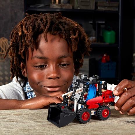 LEGO Technic 42116 Bulldozer Kit 2 in 1 da Escavatore a Hot Rod, Ruspa e Auto da Costruire - 10