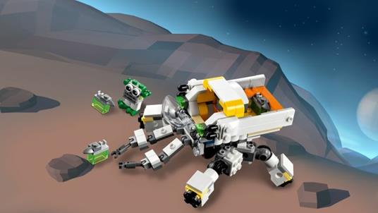 LEGO Creator 31115 3 in 1 Mech per Estrazioni Spaziali, Robot Spaziale, Vettore Cargo, Kit di Costruzione Action Figure - 10