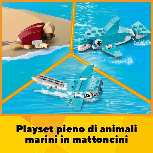 LEGO Creator 31118 Surfer Beach House, Kit di Costruzione in Mattoncini 3 in 1, Faro e Casetta con Piscina per Bambini - 5