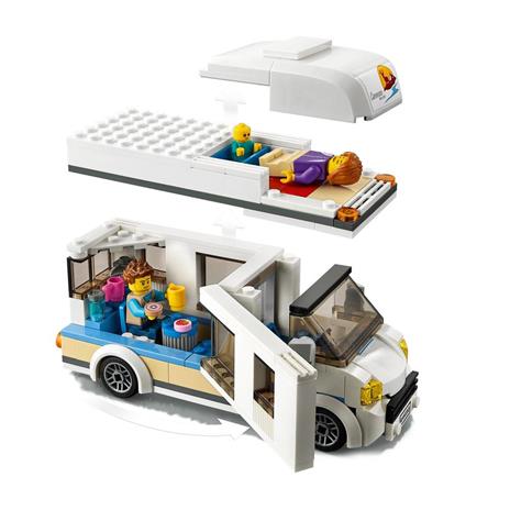 LEGO City 60283 Super Veicoli Camper delle Vacanze, Kit di Gioco con Camper, Giocattoli sulle Vacanze Estive per Bambini - 4