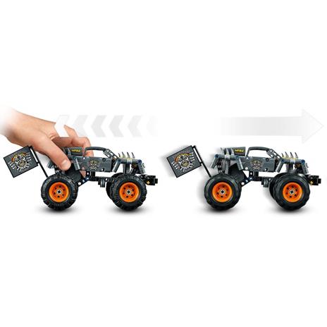 LEGO Technic 42119 Monster Jam Max-D, Kit di Costruzione 2 in 1, Truck, Quad, Auto Pull-Back, Idea Regalo - 4