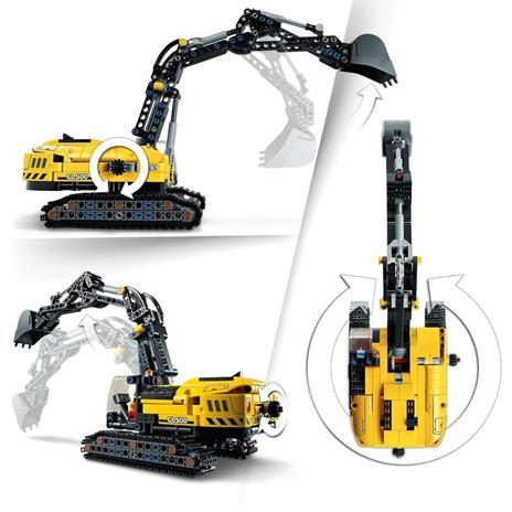 LEGO Technic 42121 Escavatore Pesante, Trattore, Modellino 2 in 1, Kit di Costruzione Veicolo Scavatore per Bambini - 4