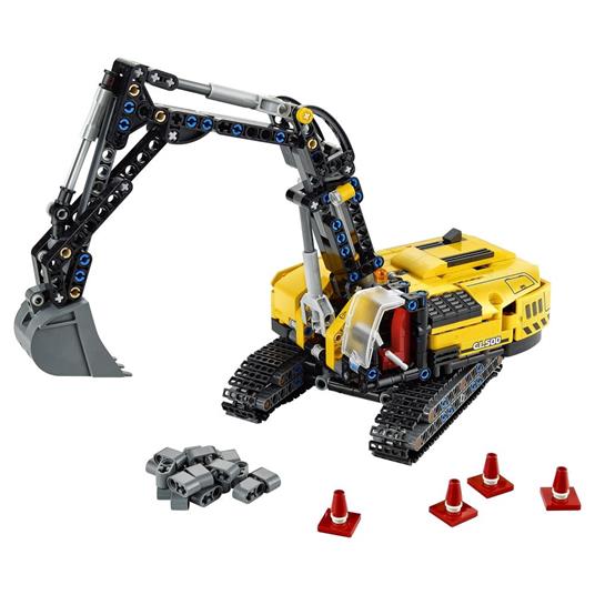 LEGO Technic 42121 Escavatore Pesante, Trattore, Modellino 2 in 1, Kit di Costruzione Veicolo Scavatore per Bambini - 8