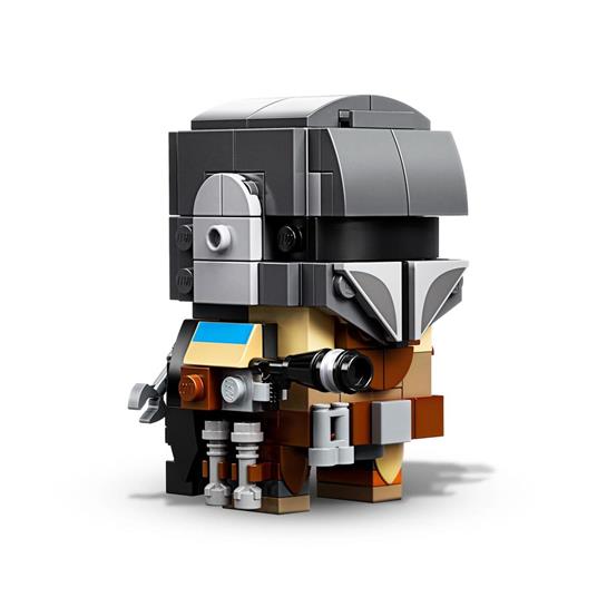 LEGO Star Wars 75317 Il Mandaloriano e il Bambino, Modellini da Costruire di Brickheadz con 'Baby Yoda', Idee Regalo - 6