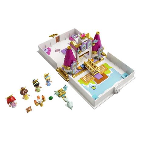LEGO Disney Princess 43193 L'Avventura Fiabesca di Ariel, Belle, Cenerentola e Tiana, Castello Giocattolo con 4 Mini Bambole - 6