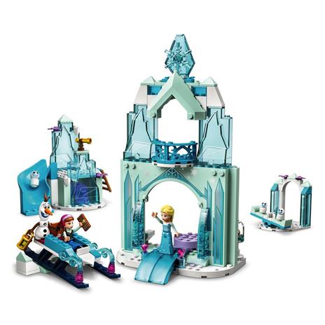 LEGO Disney Princess 43194 Il paese delle Meraviglie Ghiacciato di Anna ed Elsa, Castello di Frozen con 6 Mini Bamboline - 3