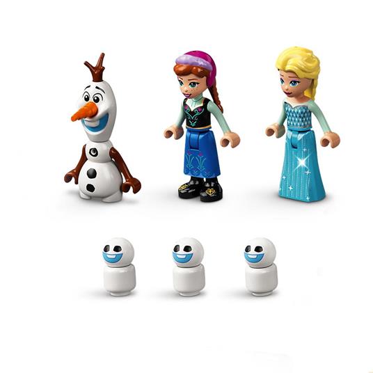 LEGO Disney Princess 43194 Il paese delle Meraviglie Ghiacciato di Anna ed Elsa, Castello di Frozen con 6 Mini Bamboline - 6