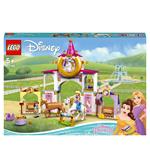LEGO Disney Princess 43195 Le Scuderie Reali di Belle e Rapunzel, Set da Costruzione con Cavallo Giocattolo e Mini Bamboline