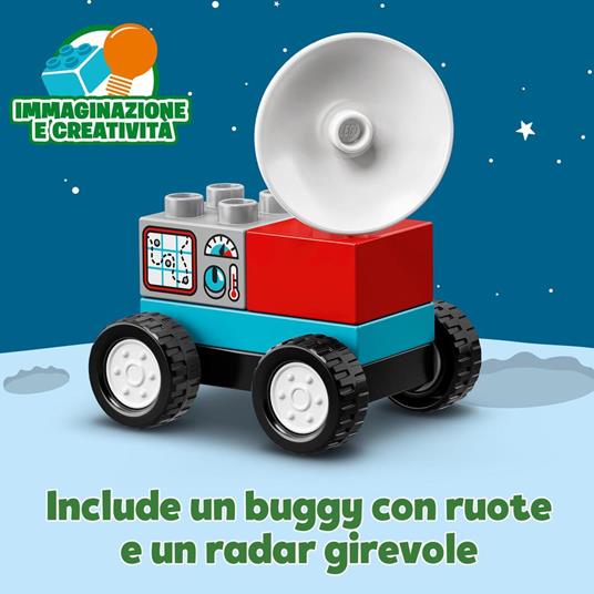 LEGO DUPLO 10944 Missione dello Space Shuttle, Razzo Spaziale Giocattolo e Astronauti, Giochi per Bambini, Idee Regalo - 4
