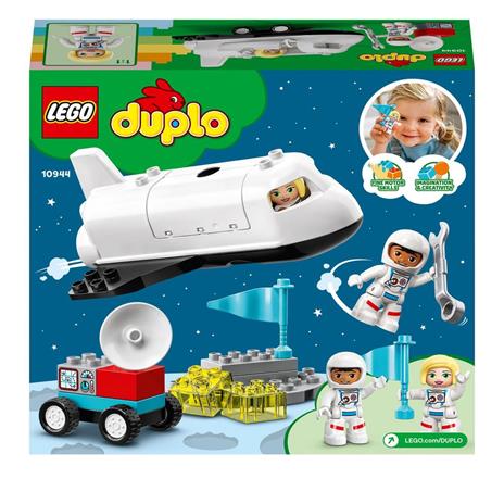 LEGO DUPLO 10944 Missione dello Space Shuttle, Razzo Spaziale Giocattolo e Astronauti, Giochi per Bambini, Idee Regalo - 8