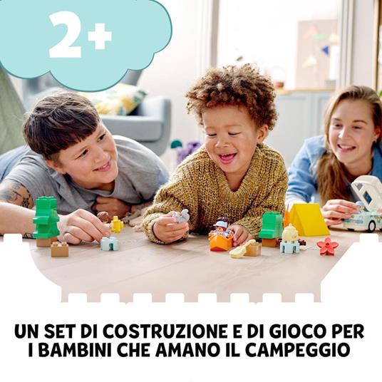 LEGO DUPLO Town 10946 Avventura in Famiglia sul Camper Van, Giochi Educativi per Bambini dai 2 Anni in su, Set Costruzioni - 2