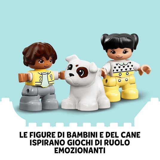 LEGO DUPLO 10954 Treno dei Numeri Giocattolo - Impariamo a Contare, Giochi Educativi con Cane Giocattolo per Bambini 18+ mesi - 5