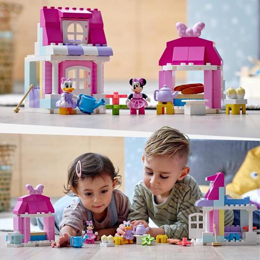 LEGO DUPLO Disney 10942 La Casa e il Caffè di Minnie, Giocattoli Costruibili per Bambini dai 2 Anni, Idea Regalo - 2