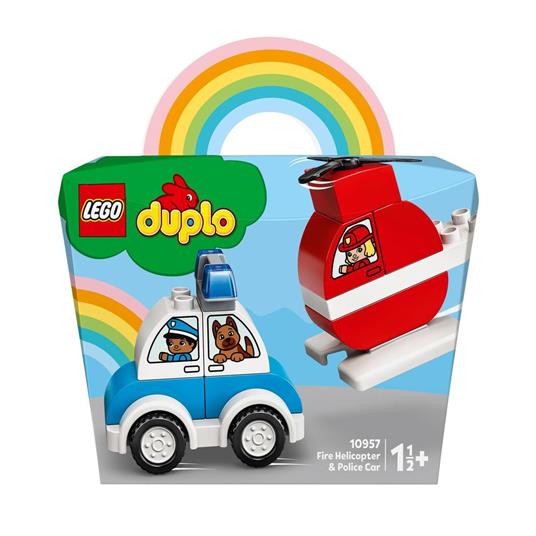 LEGO® 10957 – Elicottero antincendio e Auto della polizia