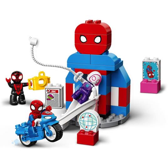 LEGO DUPLO Marvel Super Heroes 10940 Il Quartier Generale di Spider-Man, Set di Giochi con Supereroi per Bambini dai 2 Anni - 3