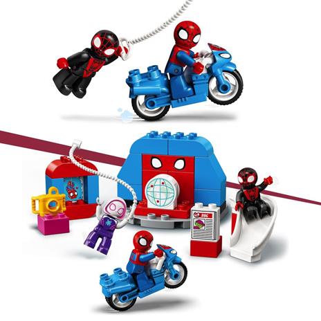 LEGO DUPLO Marvel Super Heroes 10940 Il Quartier Generale di Spider-Man, Set di Giochi con Supereroi per Bambini dai 2 Anni - 4