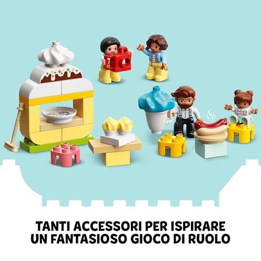 LEGO DUPLO Town 10956 Parco dei Divertimenti, Giocattoli per Bambini di 2 Anni, Parco Giochi con 7 Minifigure e Accessori - 7