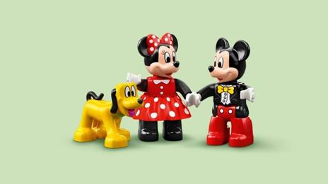 LEGO DUPLO Disney 10941 Il Treno del Compleanno di Topolino e Minnie, Giochi Educativi per Bambini dai 2 Anni, Idea Regalo - 10
