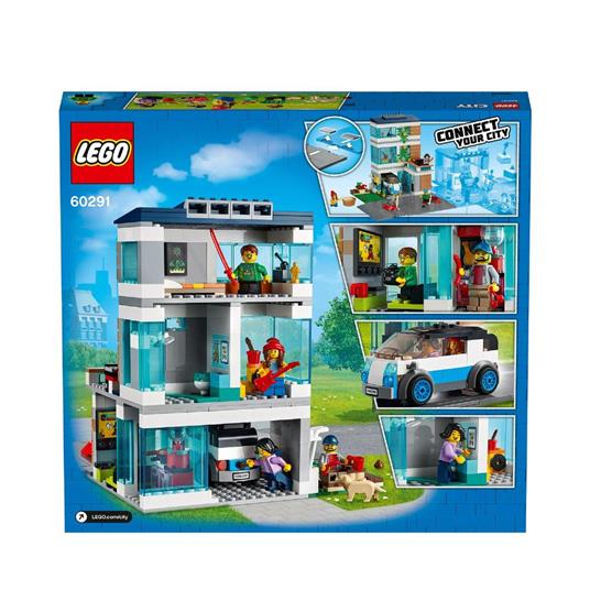 LEGO City 60291 Villetta Familiare, Casa delle Bambole, Giochi per Bambini dai 5 Anni, 4 Minifigure, Idee Regalo - 10