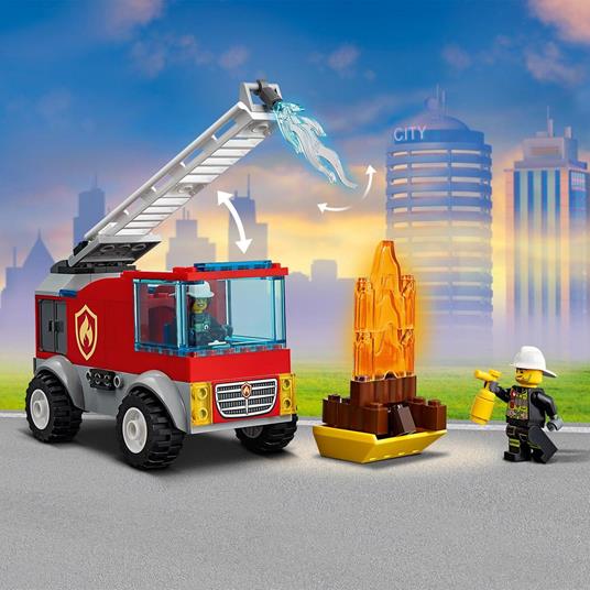LEGO City 60280 Autopompa con Scala con Minifigure Pompiere, Idea Regalo per Bambini e Bambine dai 4 Anni in su - 7