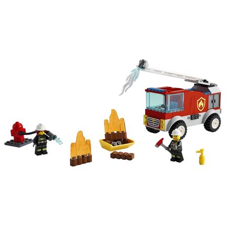 LEGO City 60280 Autopompa con Scala con Minifigure Pompiere, Idea Regalo per Bambini e Bambine dai 4 Anni in su - 9