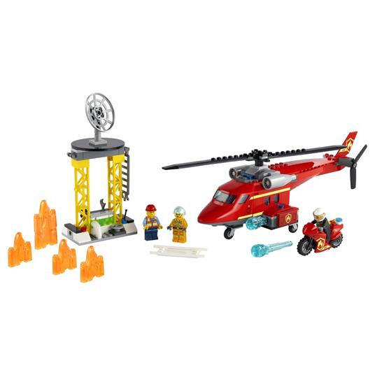 LEGO City 60281 Elicottero Antincendio con Motocicletta e Minifigure Pompiere e Pilota - 8