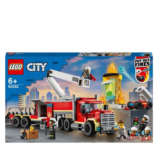 LEGO City 60282 Unità di Comando Antincendio, Giochi per Bambini