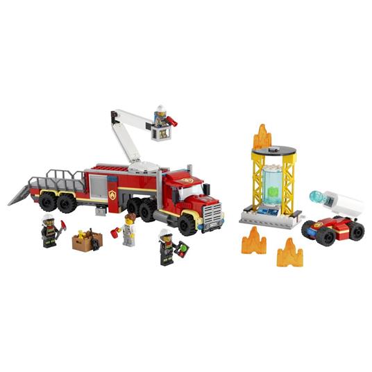 LEGO City 60282 Unità di Comando Antincendio, Giochi per Bambini dai 6 Anni, Idea Regalo con Vigile del Fuoco Giocattolo - 9