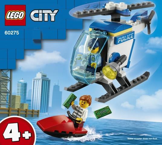 LEGO City 60275 Elicottero della Polizia con Minifigure Agente di Polizia e Ladro, per Bambini e Bambine dai 4 Anni in su - 11
