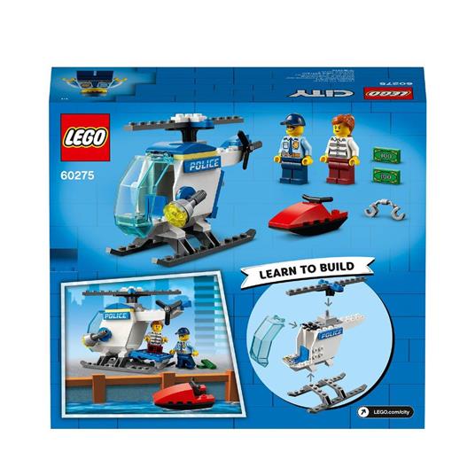 LEGO City 60275 Elicottero della Polizia con Minifigure Agente di Polizia e Ladro, per Bambini e Bambine dai 4 Anni in su - 8