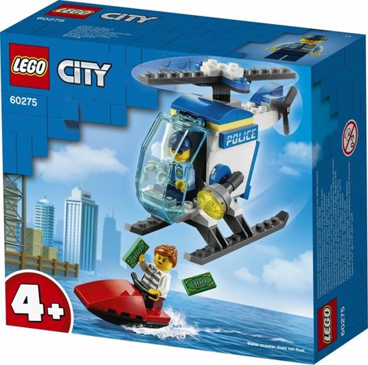 LEGO City 60275 Elicottero della Polizia con Minifigure Agente di Polizia e Ladro, per Bambini e Bambine dai 4 Anni in su - 10