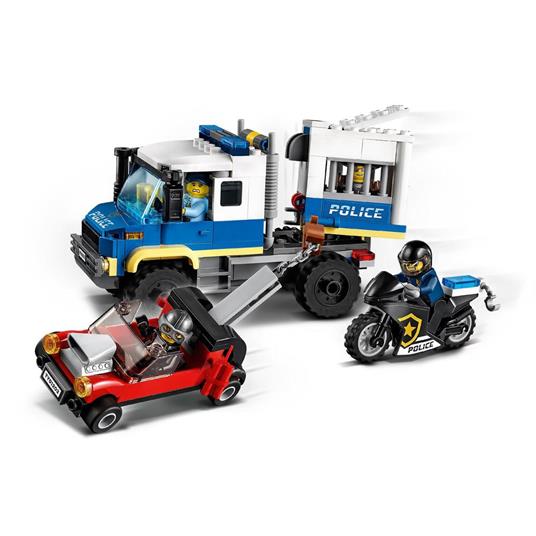 LEGO City 60276 Trasporto dei Prigionieri della Polizia, Camion Giocattolo con Moto, Auto, Snake Rattler e Clara La Criminale - 3