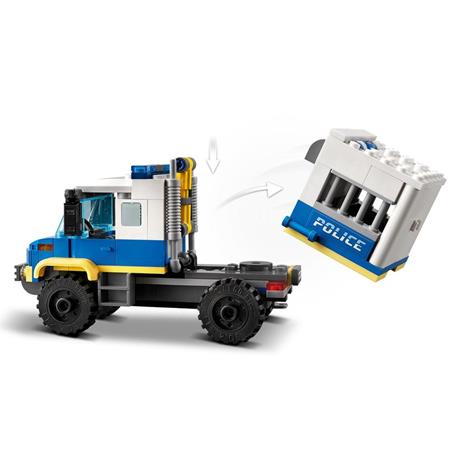 LEGO City 60276 Trasporto dei Prigionieri della Polizia, Camion Giocattolo con Moto, Auto, Snake Rattler e Clara La Criminale - 4