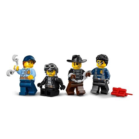 LEGO City 60276 Trasporto dei Prigionieri della Polizia, Camion Giocattolo con Moto, Auto, Snake Rattler e Clara La Criminale - 5