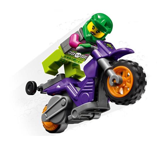 LEGO City Stuntz Stunt Bike da Impennata, Moto Giocattolo con Funzione "Carica e Vai", Giochi per Bambini dai 5 Anni, 60296 - 6