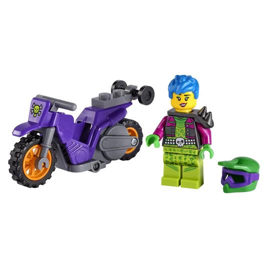 LEGO City Stuntz Stunt Bike da Impennata, Moto Giocattolo con Funzione "Carica e Vai", Giochi per Bambini dai 5 Anni, 60296 - 8