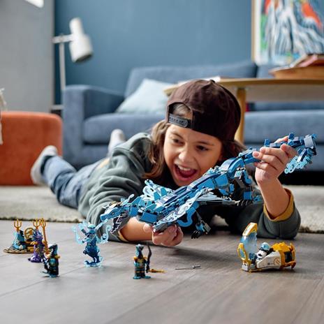 LEGO NINJAGO 71754 Dragone dell'Acqua, Drago Giocattolo Ninja, Costruzioni per Bambini dai 9 anni con 5 Minifigure - 2