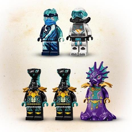 LEGO NINJAGO 71754 Dragone dell'Acqua, Drago Giocattolo Ninja, Costruzioni per Bambini dai 9 anni con 5 Minifigure - 6